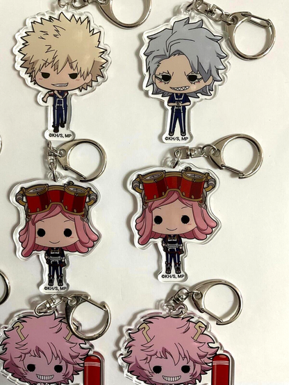 My Hero Academia Tiny Acrylic Keychain Bakugo Ashido Uraraka Iida Jiro Hatsume