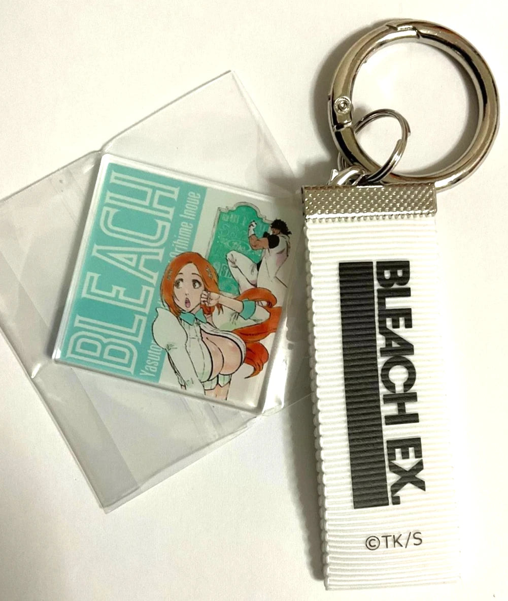 Bleach EX Genga Original Jacket Acrylic Keychain Strap Orihime Inoue