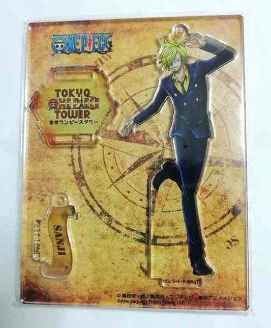 One Piece Acrylic Stand Vinsmoke Sanji Tokyo Tower Limited Gold ver