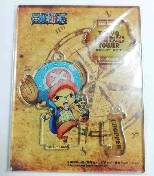 One Piece Acrylic Stand Chopper Tokyo Tower Limited Gold ver