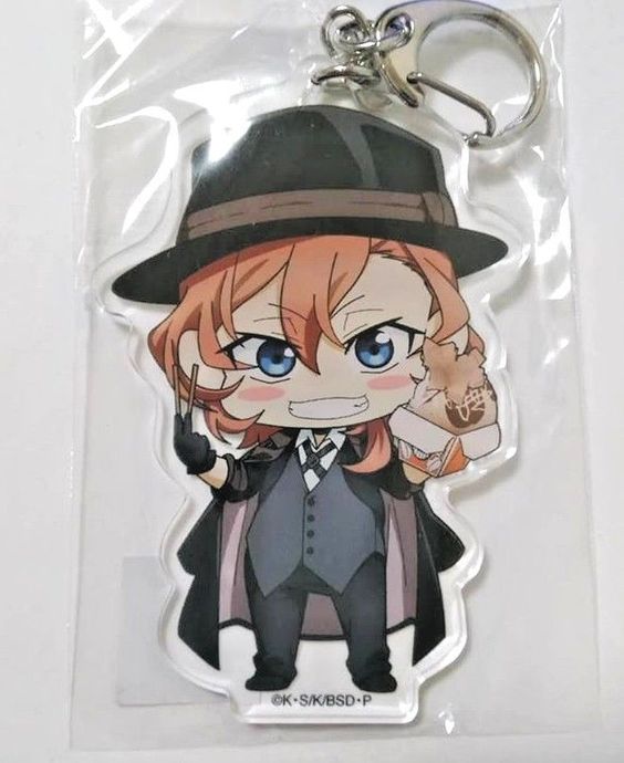 Bungo Stray Dogs Acrylic Keychain Chuya Nakahara Port Mafia