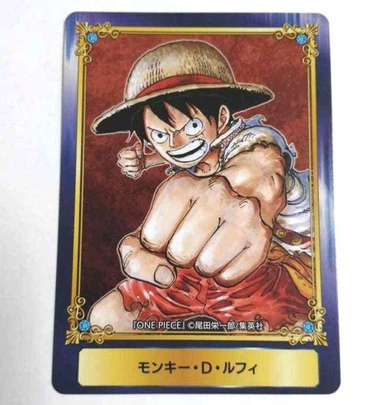 One Piece Bonus Mini Card Monkey D Luffy Jump Fair 2018
