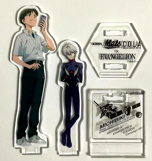 Evangelion Acrylic Stand Shinji Ikari Kaworu Nagisa Coco Ichi Mets Cola