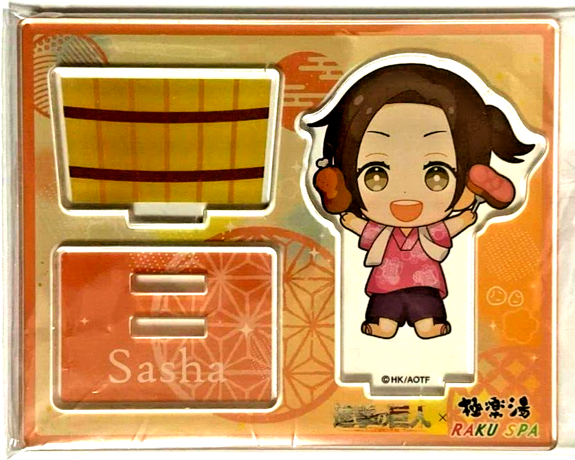 Attack On Titan Raku Spa Mini Acrylic Stand Sasha Blouse