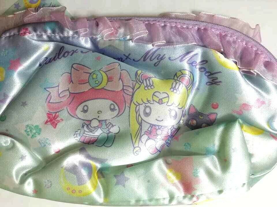 Sailor Moon x My Melody Wire Pouch Bag Usagi Tsukino 16x7x10cm