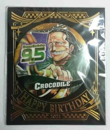 One Piece Bday Can Badge Button Sir Crocodile