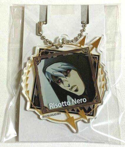 JOJO Golden Wind Deco Acrylic Keychain Risotto Nero Squadra Esecuzioni