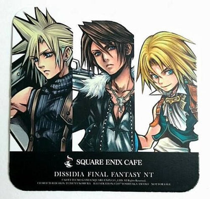 Final Fantasy Dissidia Coaster Noctis Lightning Cloud Squall Tidus Ace Vaan
