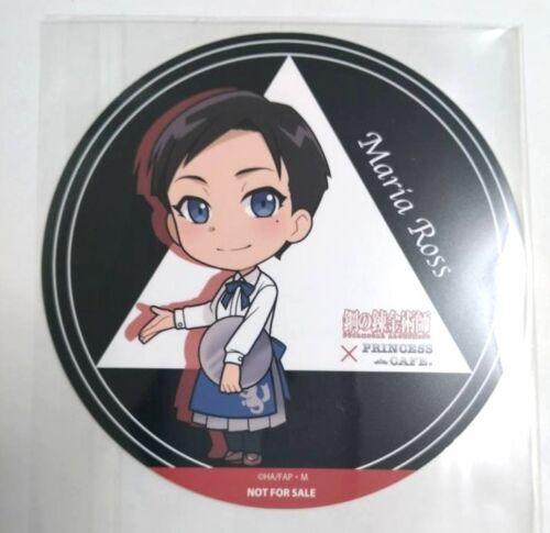 Fullmetal Alchemist Paper Coaster Maria Ross Princess Cafe Hagaren