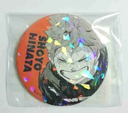 Haikyuu V HEROES All Star Hologram Can Badge Button Shoyo Hinata