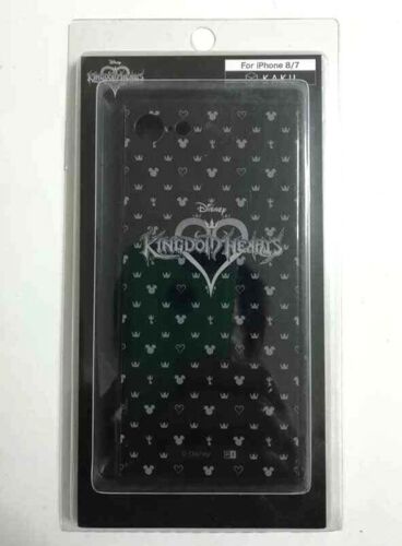 Kingdom Hearts Smart Phone Case iPhone 7 8 KAKU Color Glass Black Square Enix ###