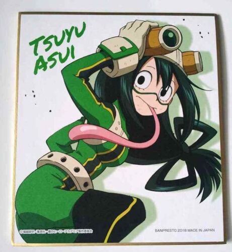 My Hero Academia Plus Ultra Autograph Shikishi Tsuyu Asui