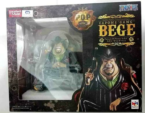 One Piece POP Portrait.Of.Pirates S.O.C Action Figure Statue Capone Gang Bege