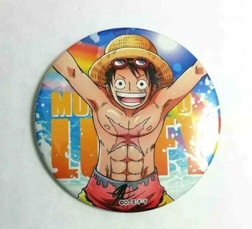 One Piece Yakara HAWAIIANS Can Badge Button Monkey Luffy