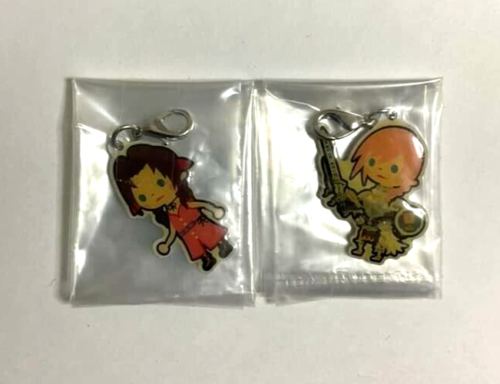 Final Fantasy Brigade Mini Metal Charm Strap Lightning Aerith