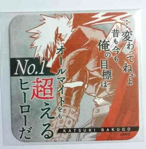 My Hero Academia Heroaca EX Art Paper Coaster Katsuki Bakugo