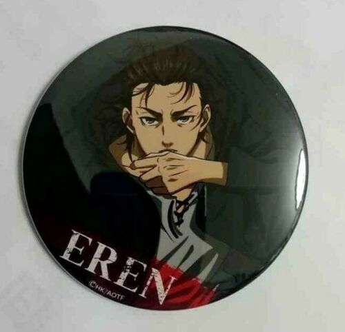 Attack On Titan Waku Can Badge Button Eren Yeager