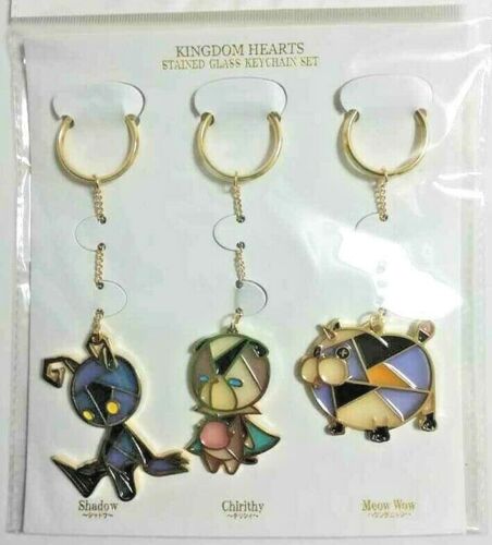Kingdom Hearts Stained Glass Keychain Charm Shadow Chirithy Disney Square Enix
