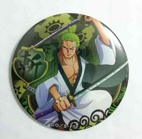 One Piece Yakara WANO KUNI Can Badge Button Roronoa Zoro