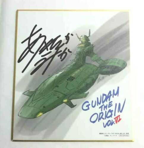 Mobile Suit Gundam THE ORIGIN Vol.6 Autograph Shikishi Rise of the Red Comet Falmer