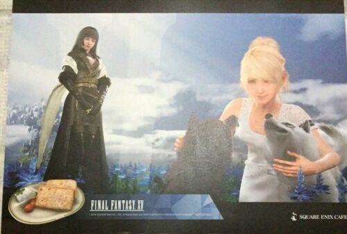 Final Fantasy XV Paper Luncheon Mat Lunafrena Gentiana Square Enix Cafe