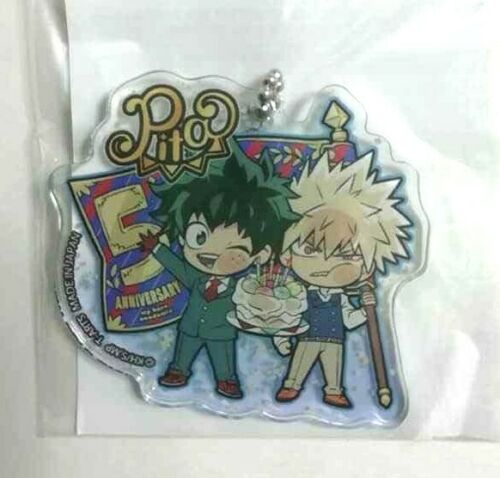 My Hero Academia 5th Pita Acrylic Keychain Strap Izuku Midoriya Katsuki Bakugo