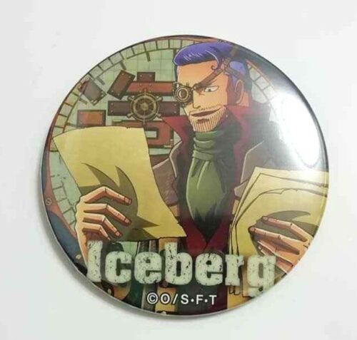One Piece Yakara ENGINE Can Badge Button Iceberg Galley la