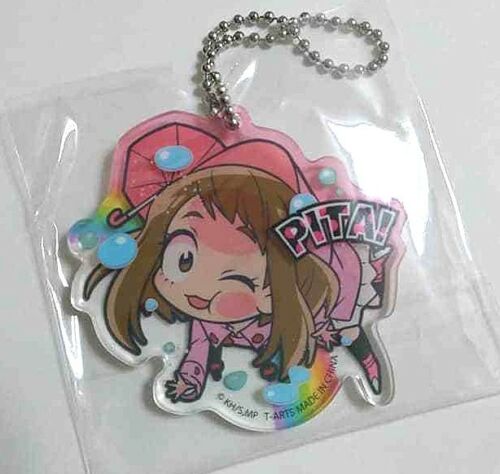 My Hero Academia Pita Raincoat Acrylic Keychain Ochako Uraraka