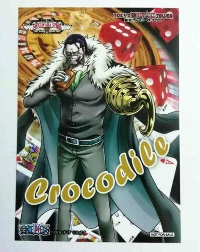 One Piece Bromide Card Sir Crocodile Tokyo Tower Limited