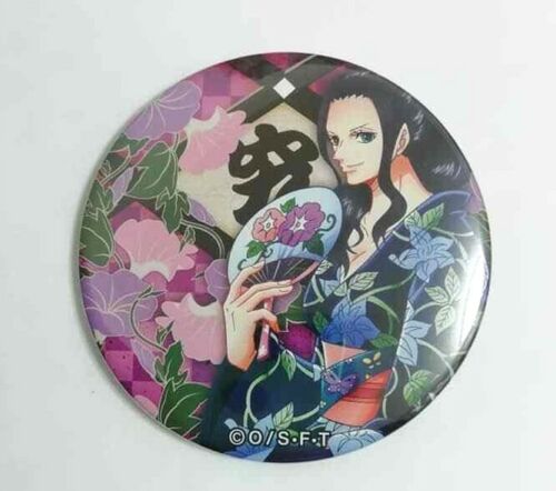 One Piece Yakara MATSURI Can Badge Button Nico Robin Mugiwara