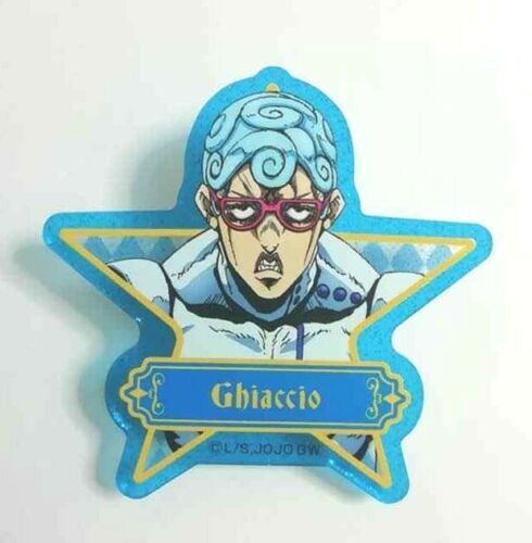 JOJO Golden Wind Star Acrylic Badge Button Ghiaccio SPINNS Cafe
