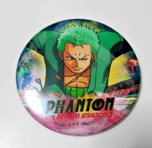 One Piece Can Badge Button Roronoa Zoro PHANTOM