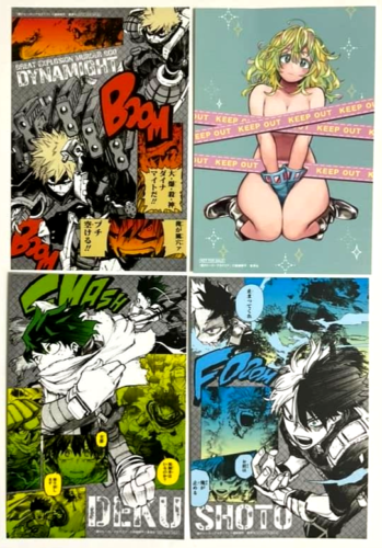 My Hero Academia Comic vol.37 Postcard Card Midoriya Bakugo Todoroki Hagakure
