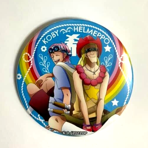 One Piece Yakara FILM RED Can Badge Button Koby Helmeppo