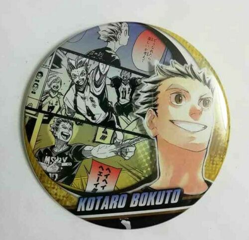 Haikyuu Memories Collection Can Badge Button Kotaro Bokuto MSBY Black Jackal
