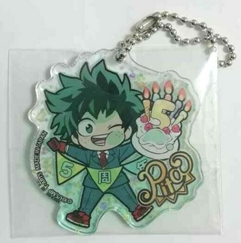 My Hero Academia 5th Anniv Pita Acrylic Keychain Strap Izuku Midoriya