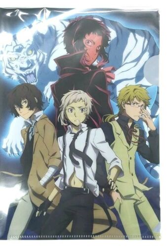 Bungo Stray Dogs Mini Clear File Nakajima Akutagawa Nakahara Dazai Oda Sakaguchi