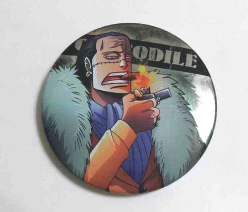 One Piece Can Badge Button Sir Crocodile