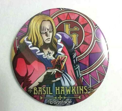 One Piece STAMPEDE Yakara Can Badge Button Basil Hawkins