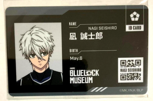 Blue Lock Museum Plastic ID Card Seishiro Nagi