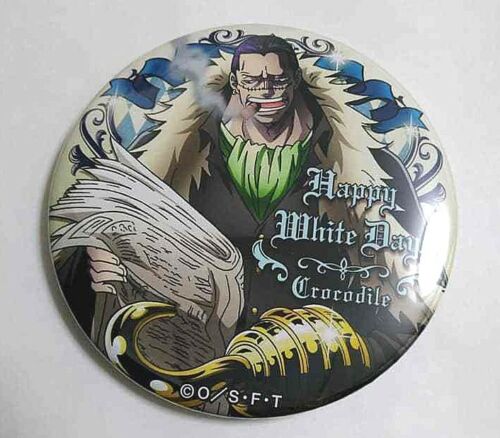 One Piece Yakara White Day Can Badge Button Sir Crocodile