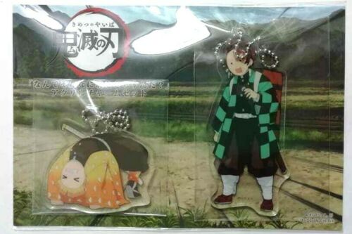 Kimetsu no Yaiba Acrylic Keychain Charm Tanjiro Kamado Zenitsu Agatsuma