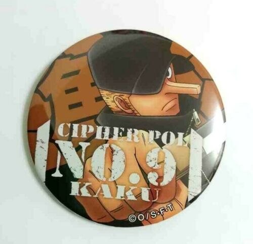 One Piece Yakara RED Can Badge Button Kaku Cipher Pol
