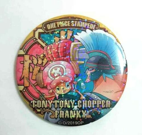 One Piece Yakara STAMPEDE Can Badge Button Chopper Franky