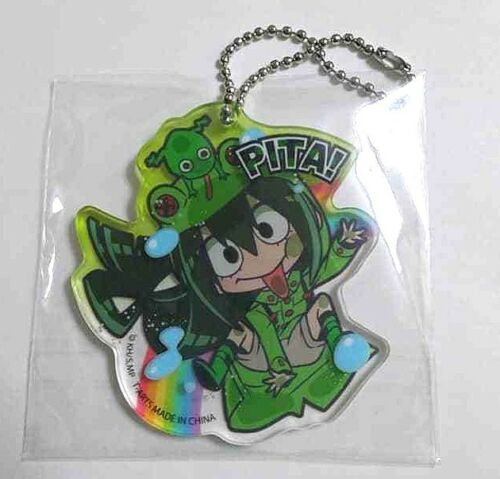 My Hero Academia Pita Raincoat Acrylic Keychain Tsuyu Asui