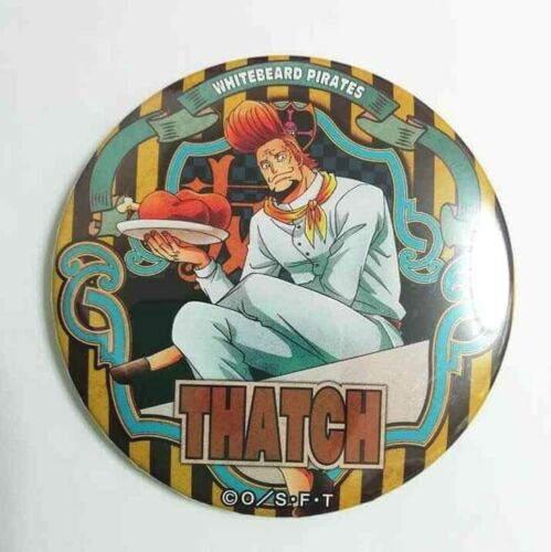 One Piece Yakara UTAGE Can Badge Button Thatch