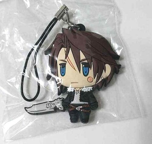 Final Fantasy Trading Rubber Strap Keychain vol.1 Squall Leonhart