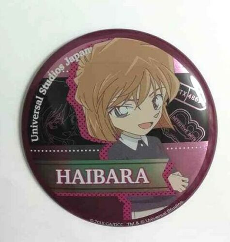 Detective Conan Can Badge Button Ai Haibara USJ