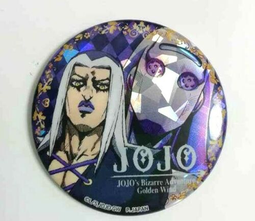 JOJO Golden Wind Crystalight Can Badge Button Leone Abbacchio