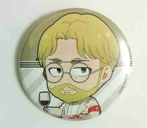 Attack on Titan FINAL Can Badge Button Zeke Yeager Animate Cafe
